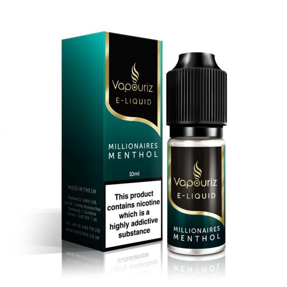 Just Vape Wholesale Premium Millionaires Menthol E-Liquid 10ml