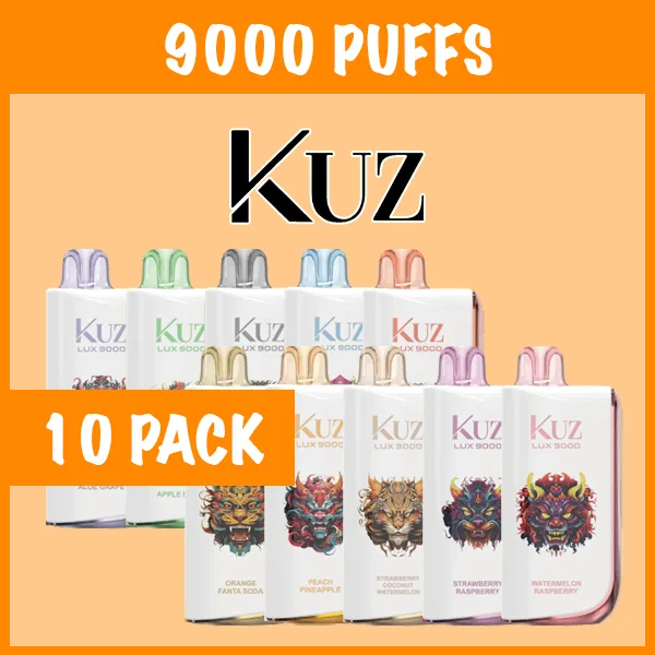 10 Pack - KUZ Ultra 9000 Puffs