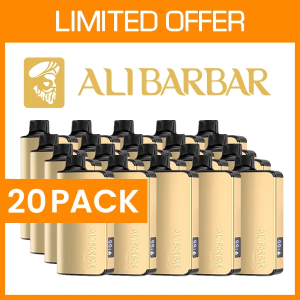 20 Pack - Alibarbar Ingot - 9000 Puffs