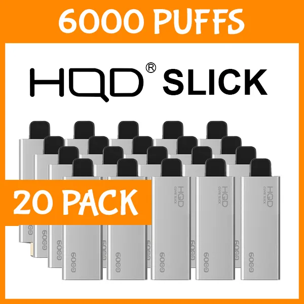 20 Pack - HQD Slick - 6000 Puffs