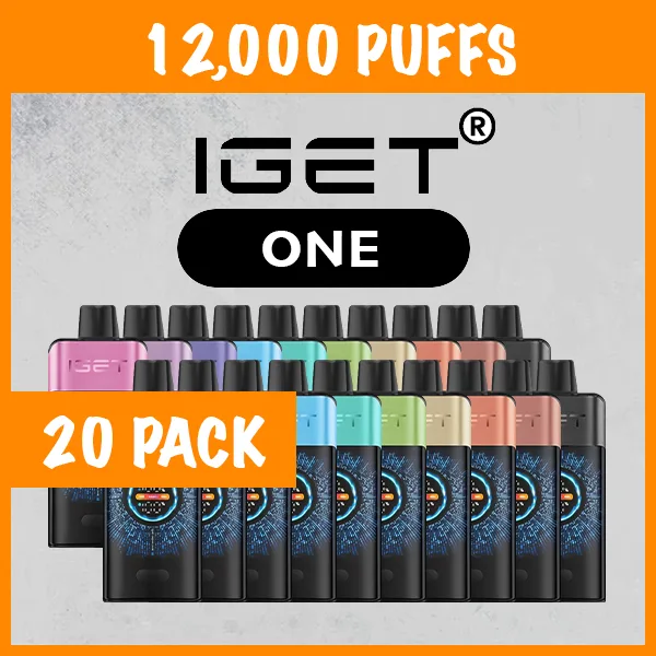 20 Pack - IGET One - 12000 Puffs