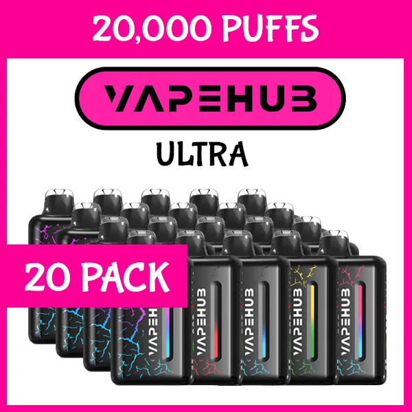 20 Pack - Vapehub Ultra - 20000 Puffs