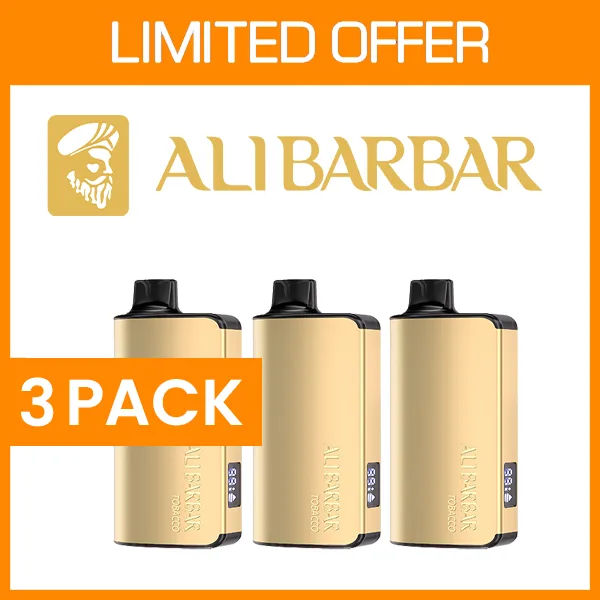 3 Pack - Alibarbar Ingot - 9000 Puffs