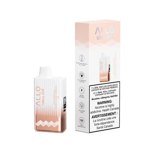 Allo Ultra 25K - White Peach Razz