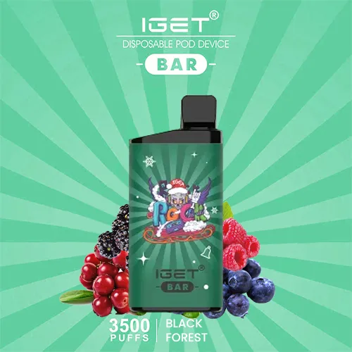 Black Forest (blackberry Raspberry Blueberry Cherry) - IGET Bar - 3500 Puffs