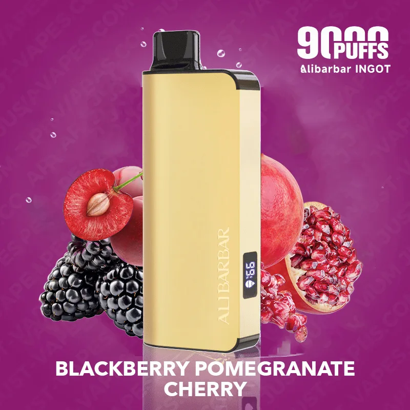 Blackberry Pomegranate Cherry - Alibarbar Ingot - 9000 Puffs