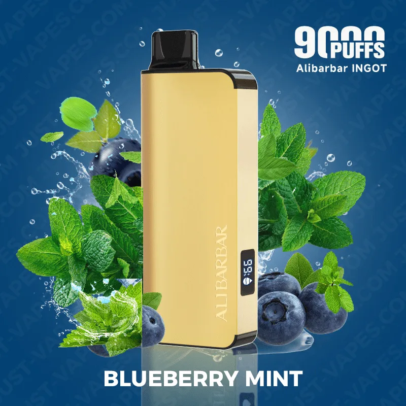 Blueberry Mint - Alibarbar Ingot - 9000 Puffs