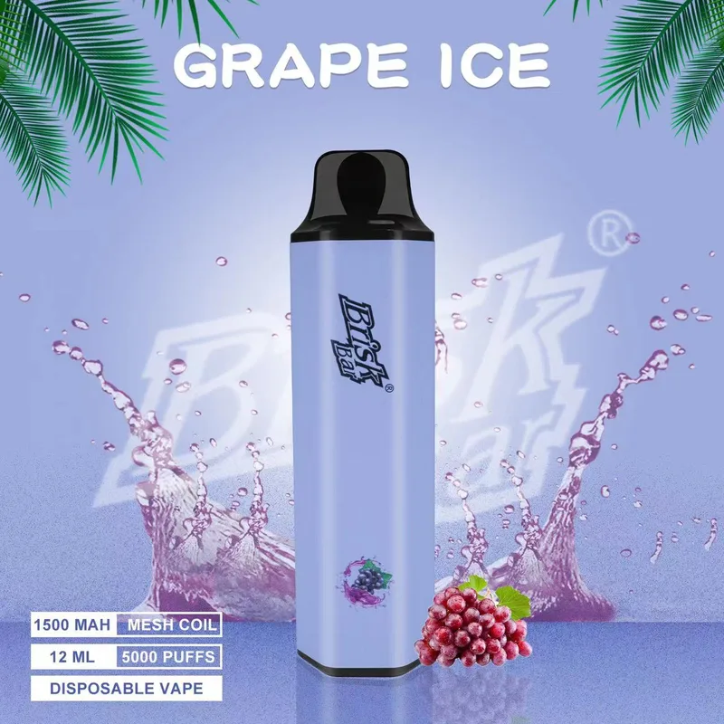 Brisk Bar Grape Ice - 5000 Puffs