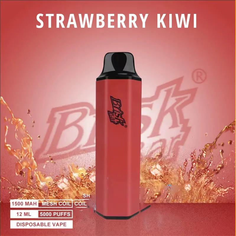 Brisk Bar Strawberry Kiwi - 5000 Puffs