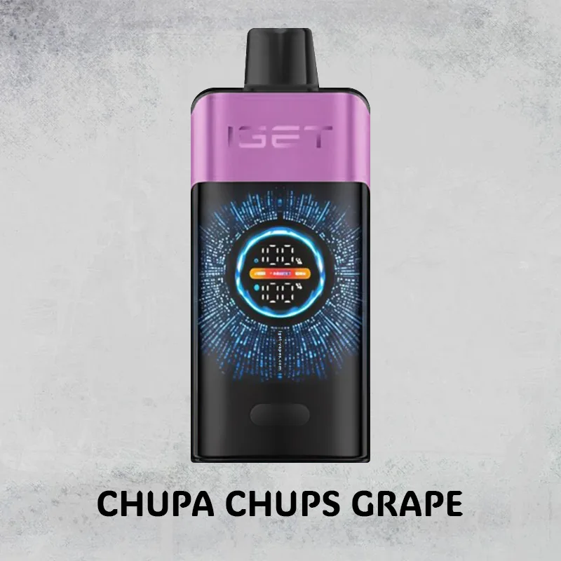 Chupa Chups Grape - IGET One - 12000 Puffs