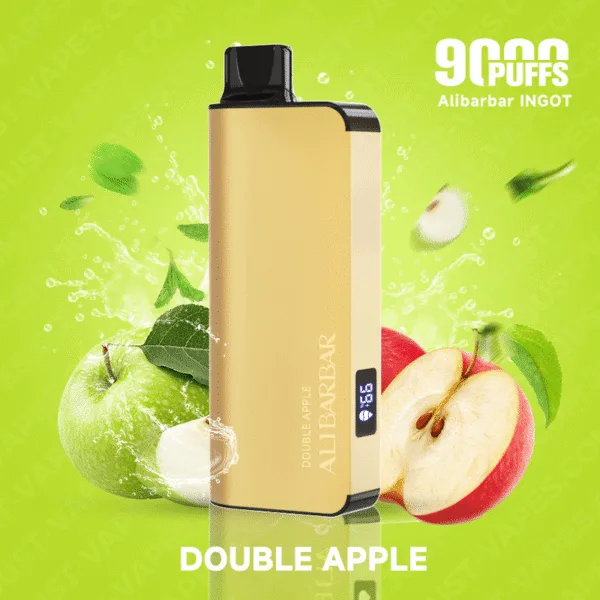 Double Apple - Alibarbar Ingot - 9000 Puffs