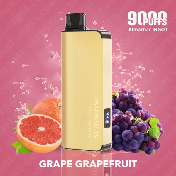 Grape Grapefruit - Alibarbar Ingot - 9000 Puffs