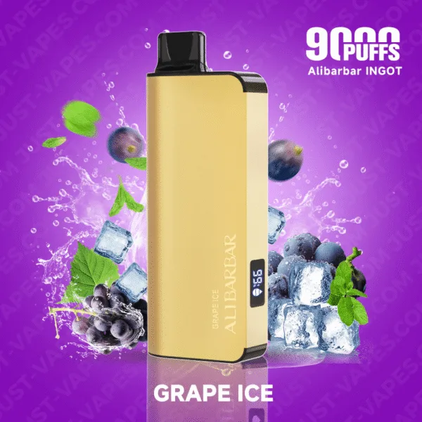 Grape Ice - Alibarbar Ingot - 9000 Puffs