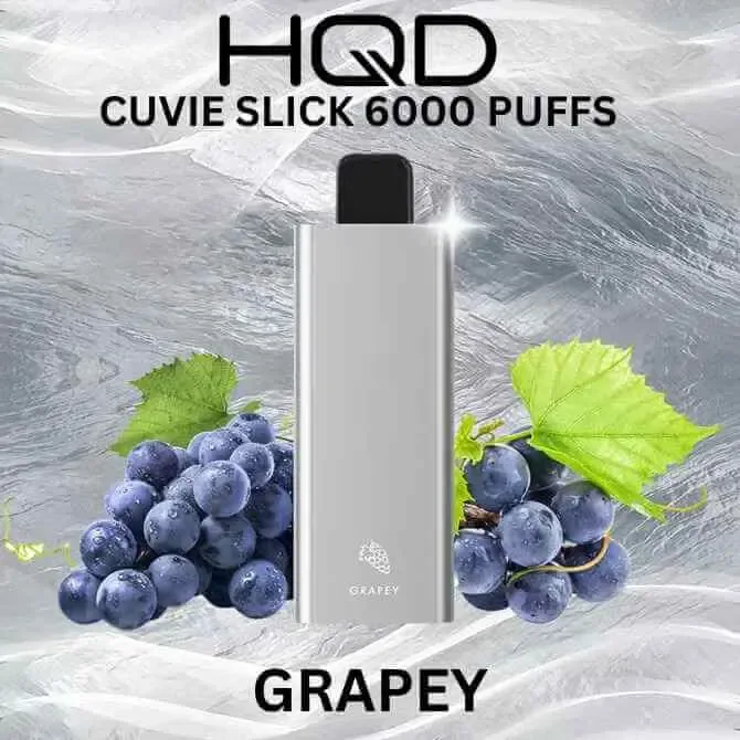 Grapey - HQD Slick - 6000 Puffs