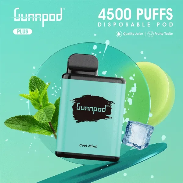 Gunnpod Plus Cool Mint - 4500 Puffs