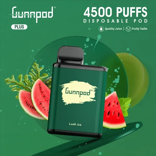 Gunnpod Plus Lush Ice - 4500 Puffs