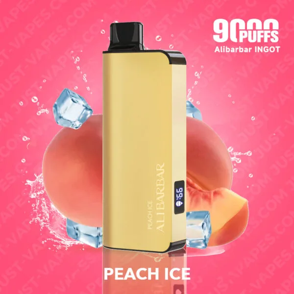 Peach Ice - Alibarbar Ingot - 9000 Puffs