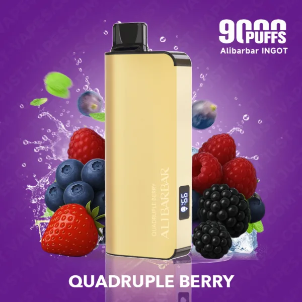 Quadruple Berry - Alibarbar Ingot - 9000 Puffs
