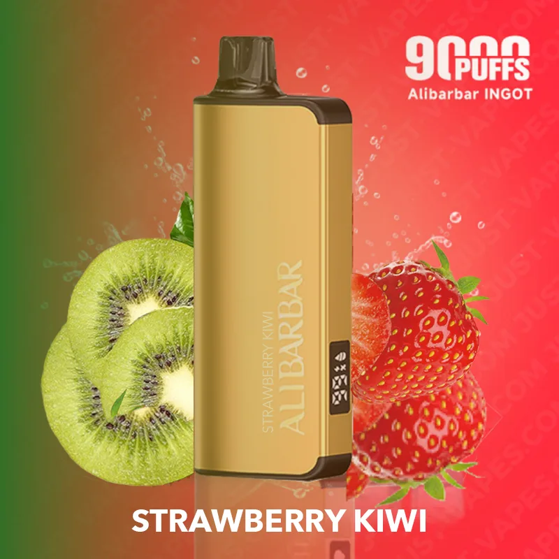 Strawberry Kiwi - Alibarbar Ingot - 9000 Puffs