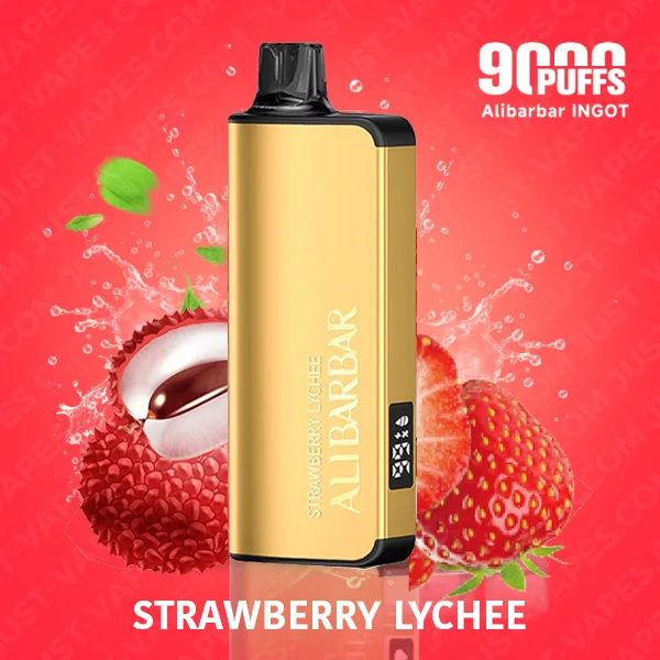 Strawberry Lychee - Alibarbar Ingot - 9000 Puffs